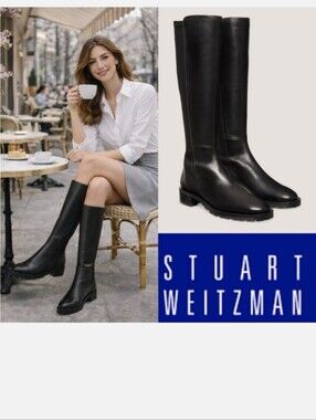 Stuart Weitzman City Boot - Knee High Black 7.5